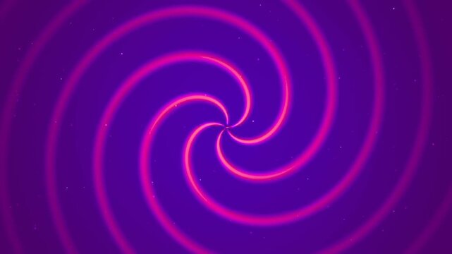 Purple Ribbon Vortex Neon Tunnel Futuristic Background