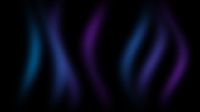 Blue Aurora Light Columns on Dark Atmospheric Background