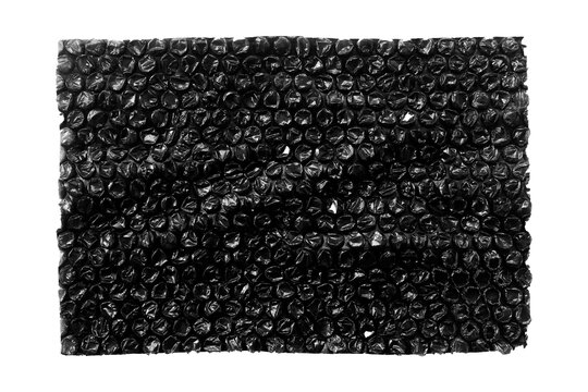 black bubble wrap plastic texture background
