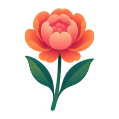 Obraz premium PNG Vibrant floral illustration art