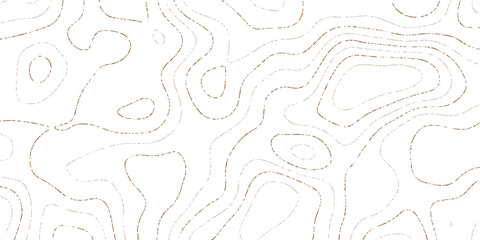 Seamless topographic contour line pattern. Minimalist beige elevation map texture, abstract geographic lines for background design and branding. © MD.HUZZATULLAHISLAM