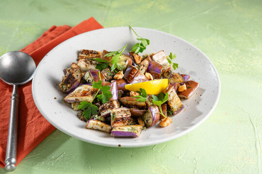 Roasted Eggplant top view