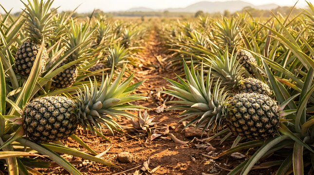 pineapple in the garden