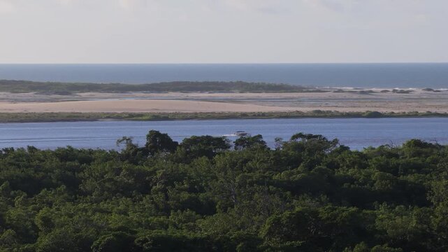 Aerial view of Mandacaru neighborhood in Joao Pessoa, Brazil.