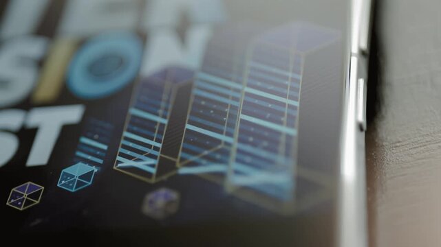 Finger targets translucent server rack cluster