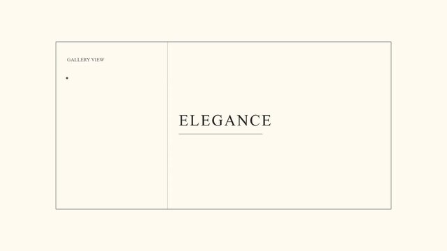 Minimalist business card design with elegant typography on cream background