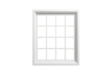 Fototapeta premium White Square Multi Pane Window