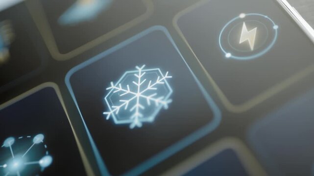 Snowflake control highlights cooling system function
