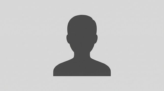 Generic anonymous person silhouette avatar icon