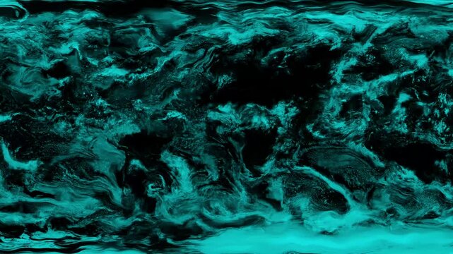 Turquoise texture animation swirls with cloudy abstract smoke waves. Dynamic fluid marble contours shift across the turquoise texture. Ethereal ambient visual depth defines this unique texture.