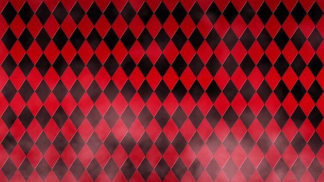 smoke red rhombus pattern03 loop（red black background）