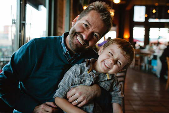 Portrait of Father and Son