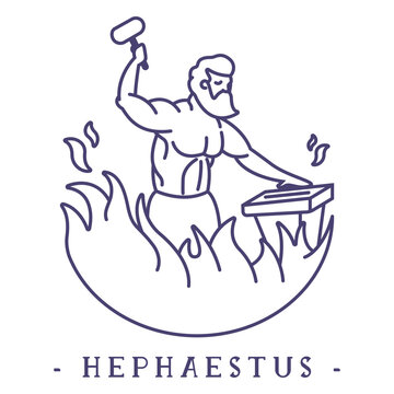Stroke greek god hephaestus