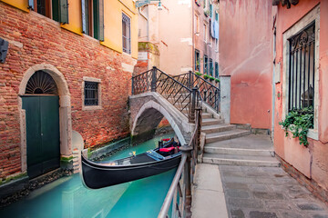 Canal in Venice, Italy © adisa
