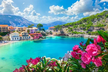 Assos village in Kefalonia, Greece © adisa