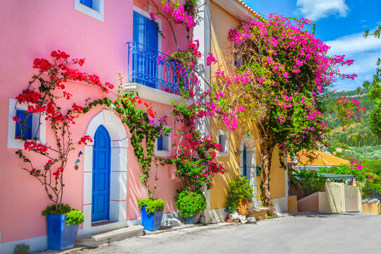 Street in Kefalonia, Greece