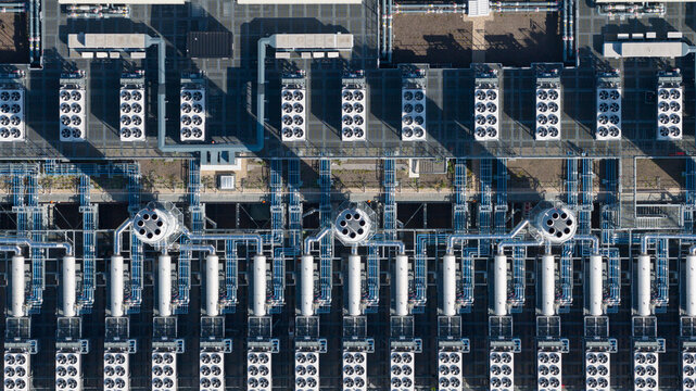 Aerial view of EDCFRA01 Data Center in Dietzenbach Germany