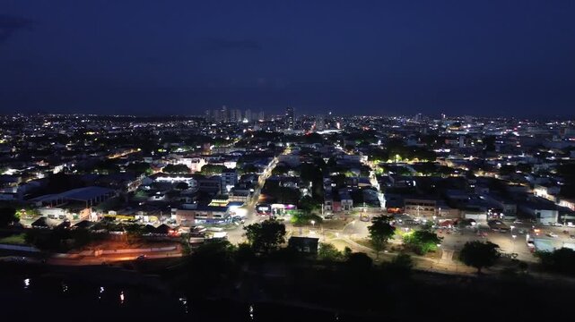 Beira rio anoitecer Imperatriz Maranh&atilde;o