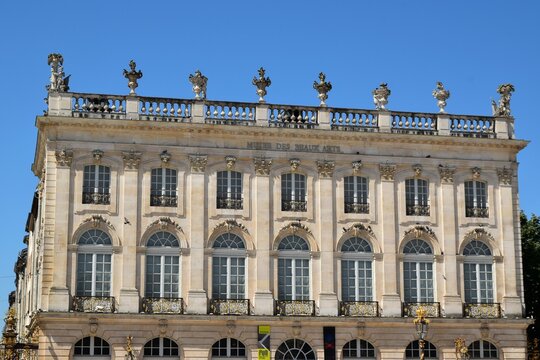 La fa&ccedil;ade du mus&eacute;e des beaux-arts de Nancy sur la Place Stanislas