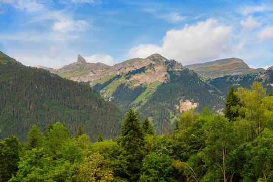 Lobhorner  Mountain Peak Swiss Apls Bernese Oberland