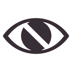 Fototapeta na wymiar Visual impairment awareness icon