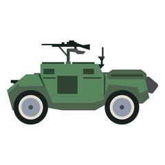 Obraz premium Armoured personnel carrier side view
