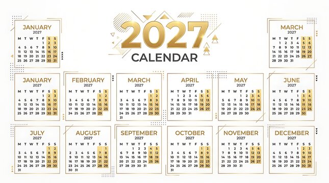 2011 and 2012 Calendar Design with Blue Background, Monthly Date Schedule, Business Organizer and Year Planner Vector Illustration