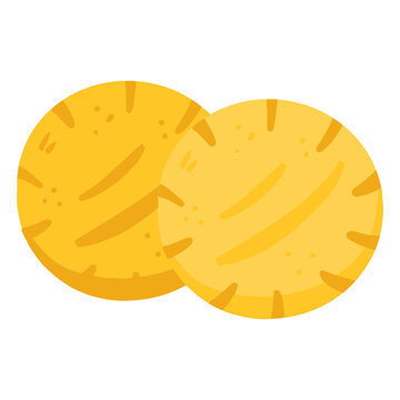 Zalabia arabic food illustration
