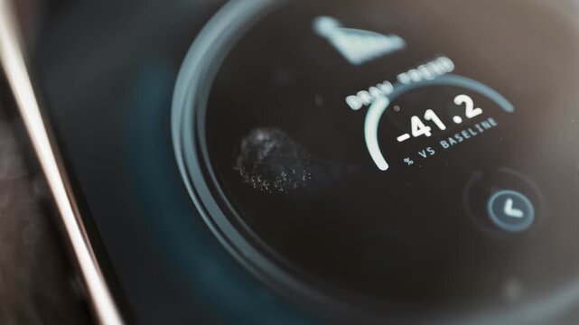 Baseline performance metric declines to minus 41.2