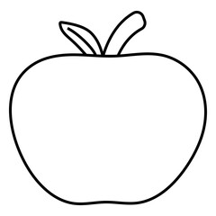 Obraz na płótnie Canvas Apple stroke apple