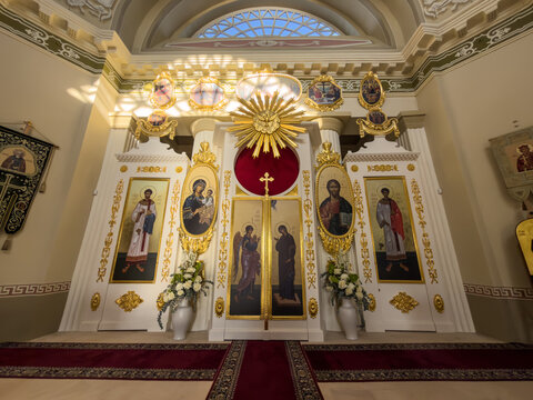 The Memorial Church to the Soldiers Fallen During the Capture of Kazan in 1552 (Church-Monument in Honor of the Image of the Savior Not Made by Hands) is an Orthodox memorial church in Kazan.