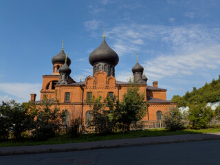 A church with black domes in Kazan © Aleksey