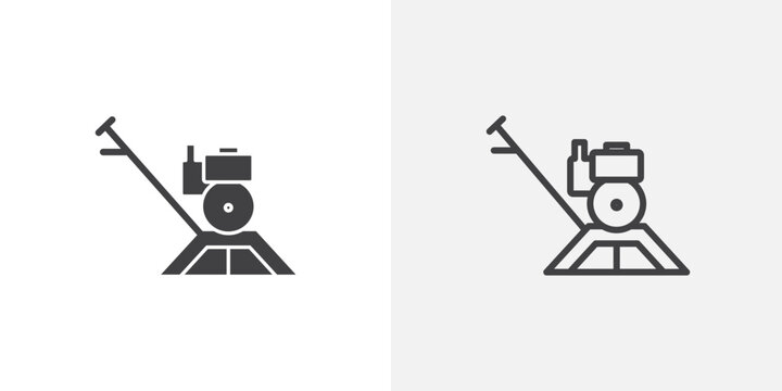 power float vector icons set on white background