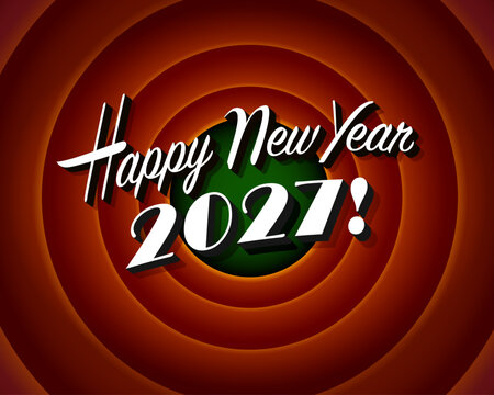 Happy New Year 2027! - Greeting Card.