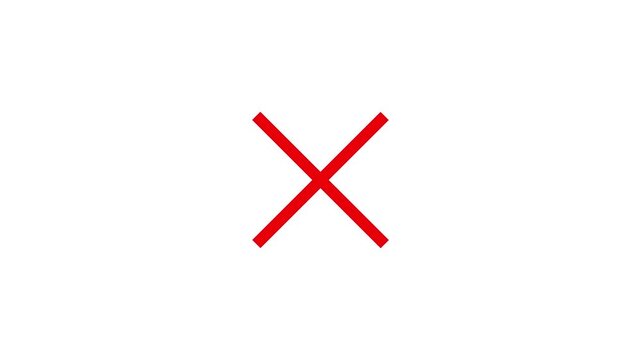 Red prohibition no entry symbol with diagonal slash inside circle on black background, bold warning icon for restricted access, forbidden action, security, safety, rules and interface