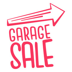 Fototapeta premium Garage sale sign badge