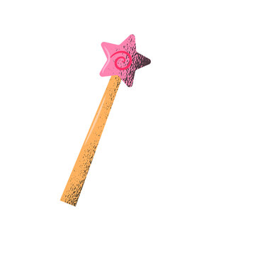 Magic star wand textured