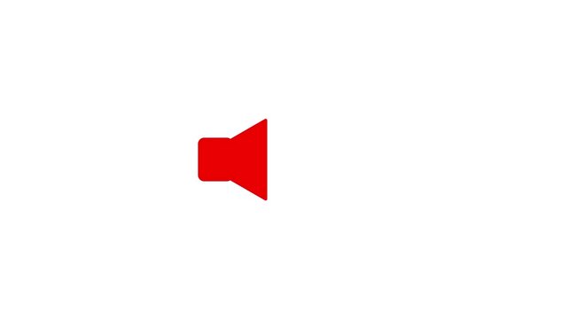 Muted Speaker Icon With Red Prohibition Symbol On Black Background