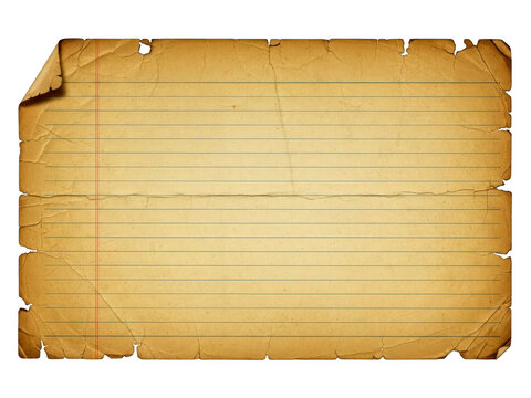 Vintage parchment paper with lined writing space for notes or letters