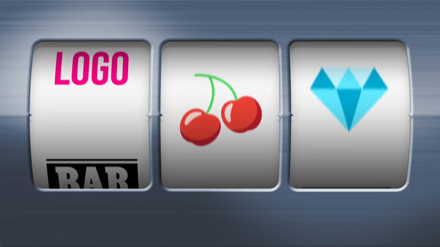 Slot Machine Spinning Logo Reveal
