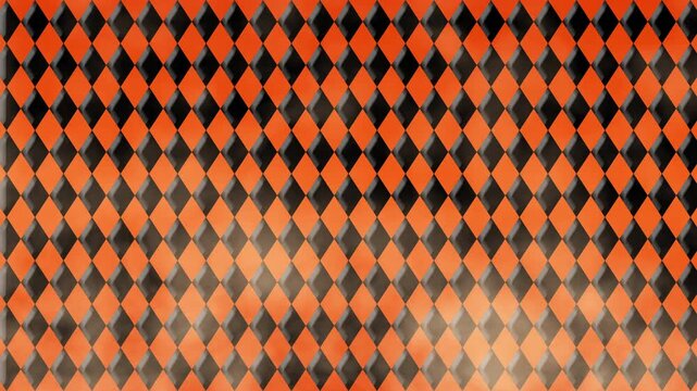 smoke orange rhombus pattern02 loop（orange black background）