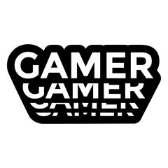 Obraz premium Gamer Bold Word