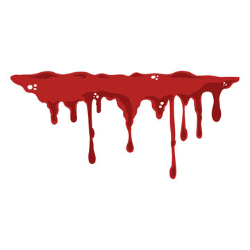 Horror dripping blood