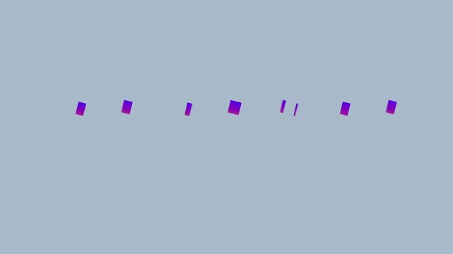 Minimal Purple Floating Bars Motion Graphic
