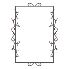 Plakat Badge rectangular frame