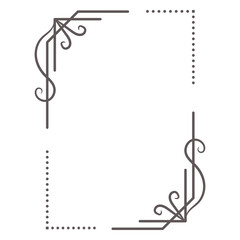 Plakat Label ornament badge frame