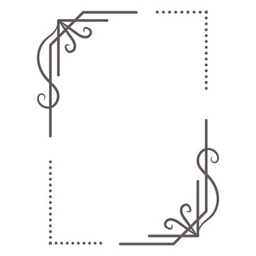 Label ornament badge frame
