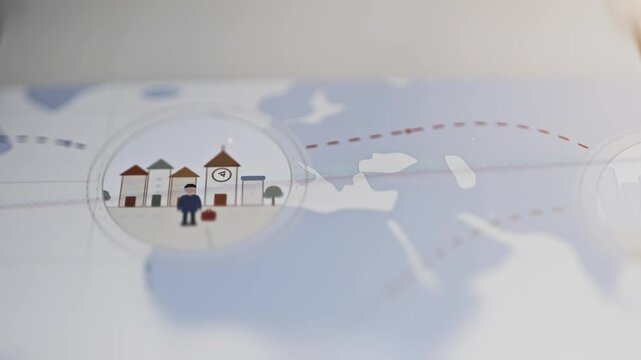 School access location appears on international map