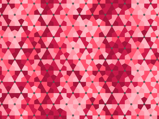 Fototapeta premium Geometric Petal Kites Modern Abstract Tile Pattern