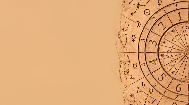 Astrology Website Background with Zodiac